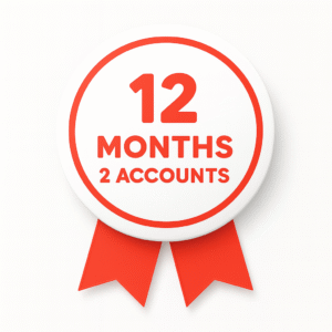 2 accounts 12 Months pro